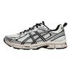 Asics Gel-Exalt 2 Bequemer Sportstoff Synthetisches Leder Dämpfung Low-Top Laufschuhe Herren Sneaker Schwarz Weiß 1011C090-100
