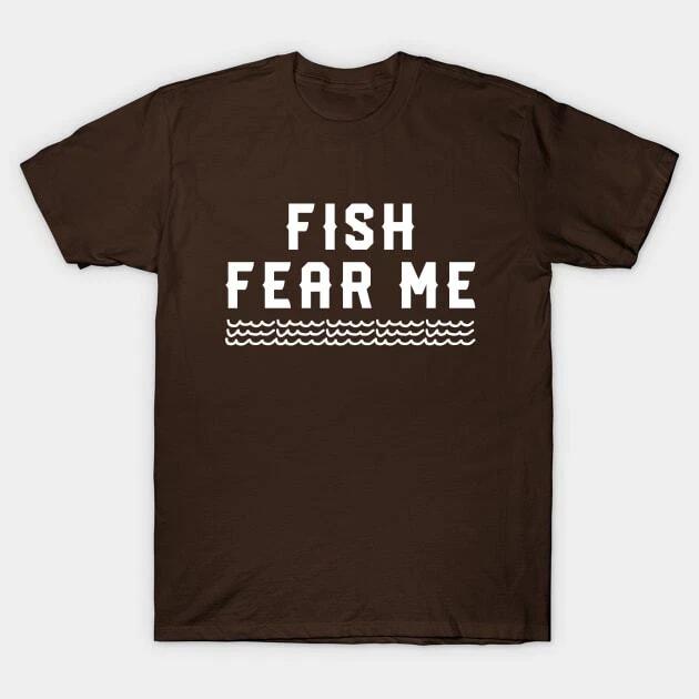 Fish Fear Me #6 Funny Fishing Made in Australia T-Shirt 3XL