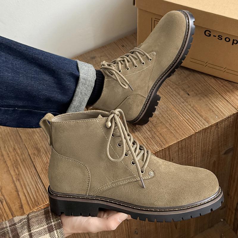Fashion Casual men's boots Retro British classic style Fashion party and street walking High quality business or office shoes luxury