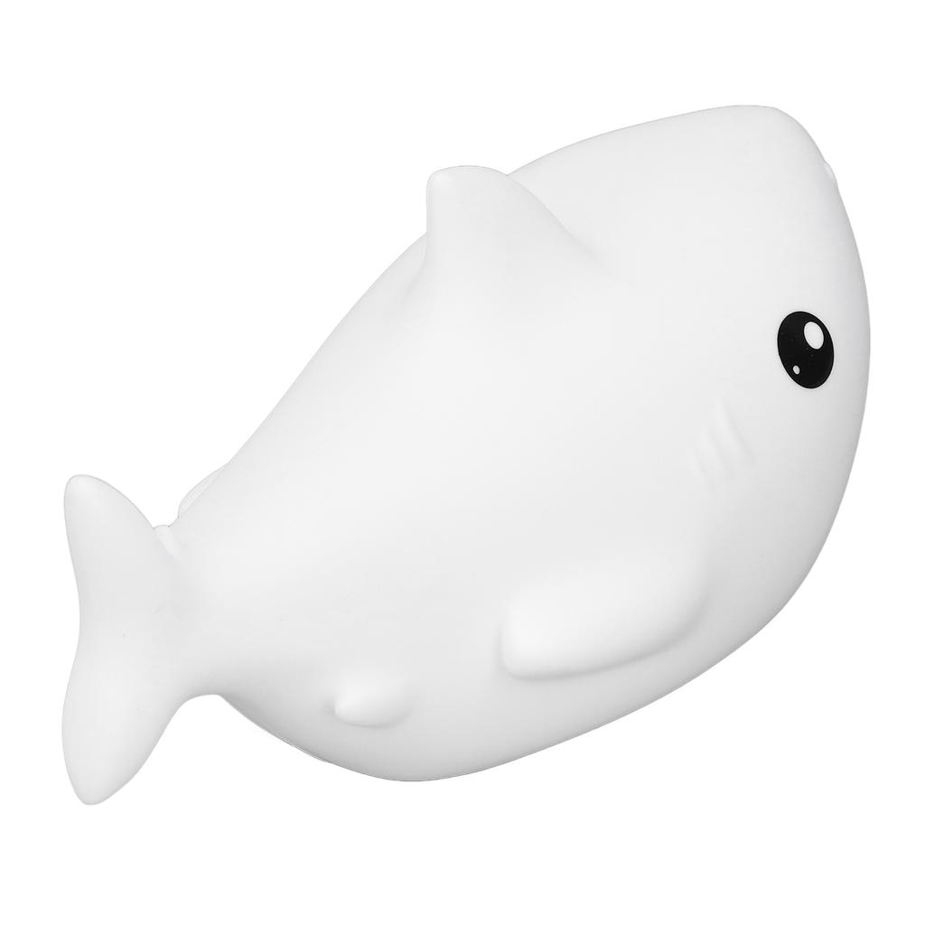 Cute Shark Night Light Baby Sleep Light 1200mAh Cartoon Ambient Light for Bedrooms Offices