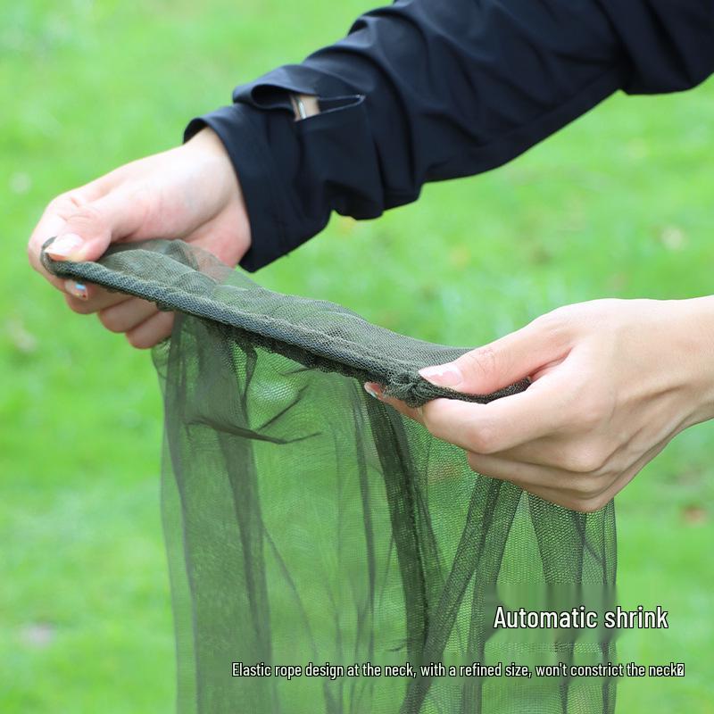 Unisex Outdoor Fishing Hat with Insect Net, Sun Protection, and Breathable Face Mask.