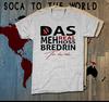 Trinidad T-shirt Trinidad and Tobago Flag TNT Carnival Soca Bredrin WHITE Tee