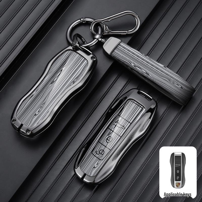 

Комплект пряжок для ключа Porsche для Cayenne, Macan, 718, Panamera, 911 - Чоловічий металевий корпус