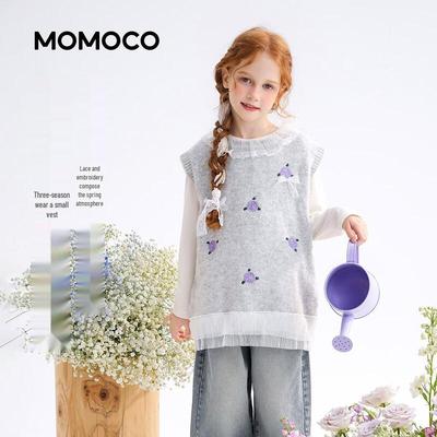 MOMOCO Girls' Sweet Fashion Knit Vest