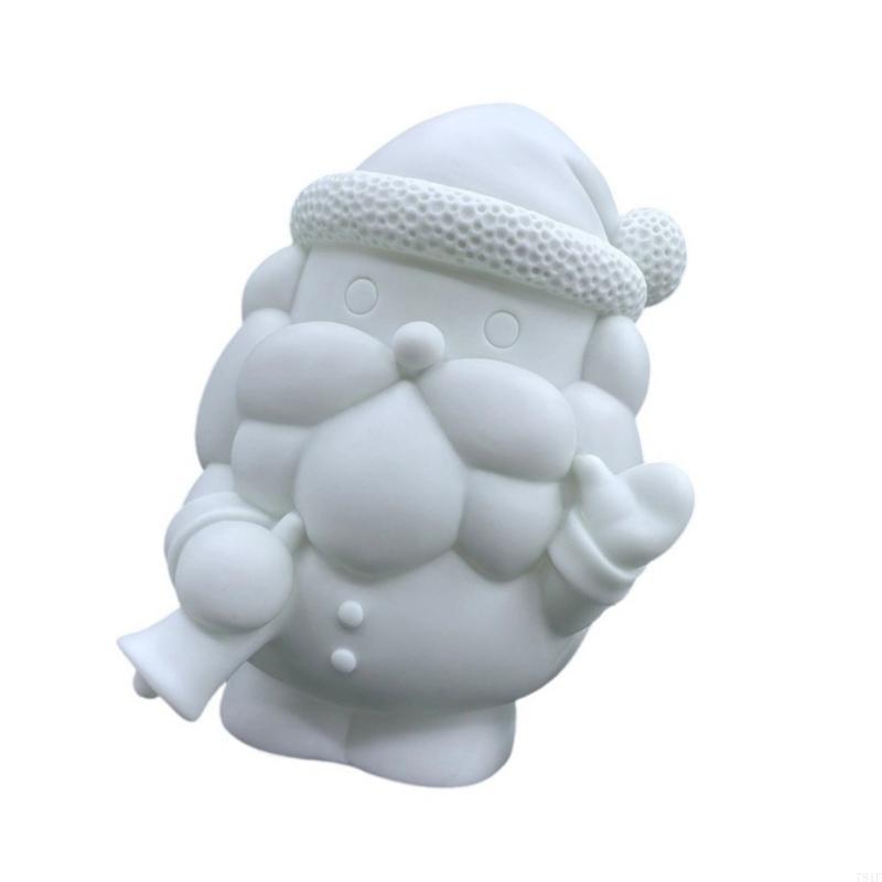 Juleopsparingsboks Umalet Resin Figur Til DIY Maleri Håndarbejde Ferie- og Boligdekoration Projekt
