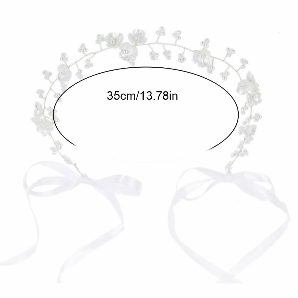 Beaded Wedding Headband Pearls Women's Headpieces Elegant Bride Crown Tiaras  Bridal Party