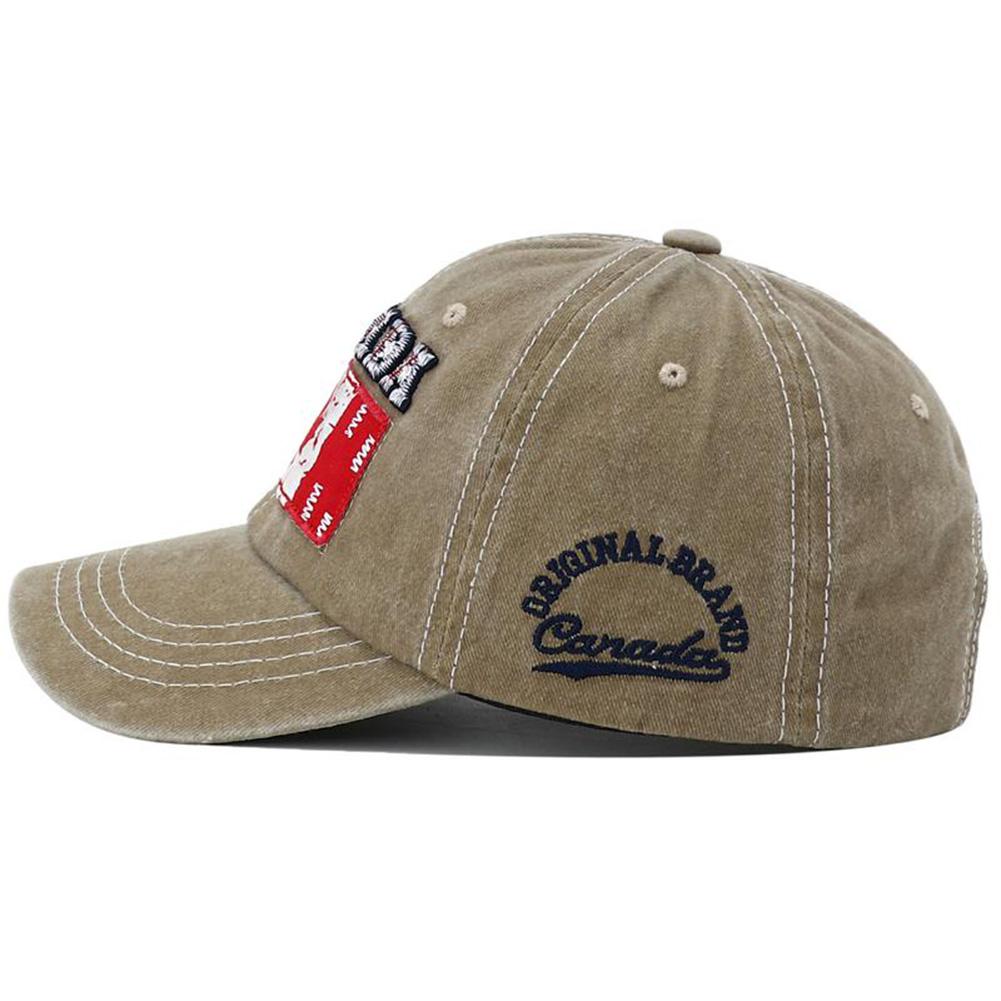 New Unisex Washed Cotton Baseball Cap Vintage Canada Flag Embroidery Snapback Hat Outdoor Sports Hats For Men Women Peaked Caps