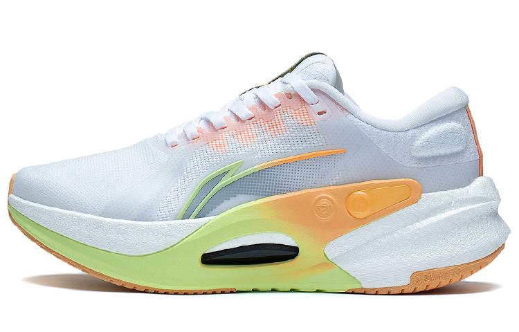 Li Ning Furious Rider 7.0 Running Shoes Women s Low Top Standard White/Fluorescent Ice Yellow ARZT004-5 36