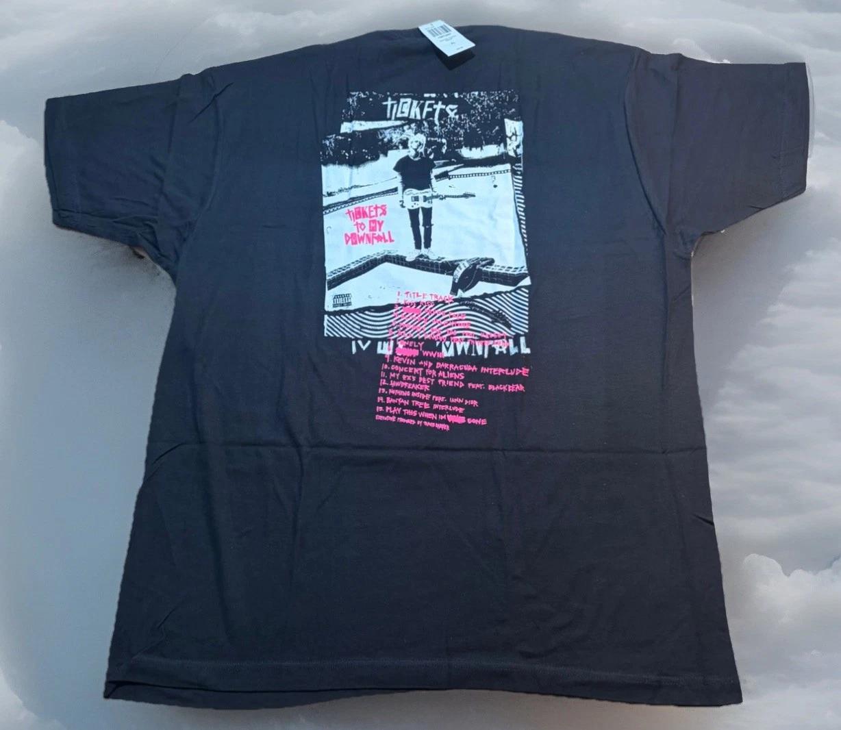 Machine Gun Kelly Tickets To My Downfall Band T-Shirt XL MGK NEW Guitar Album 3XL