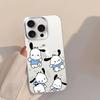 T-PochaI-ccoS Phone Case For Iphone 16 15 11 13 14 Pro Max 7 8 Plus X Xr Xs Max Se2020 12mini Transparent Cover