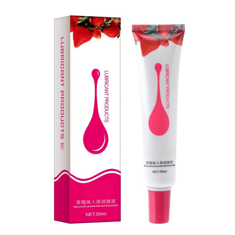 Water-Soluble Lubricant Oil for Adult Pleasure Products, Fruit Flavored Lubricant Oil with Long-lasting Slippery Sensation