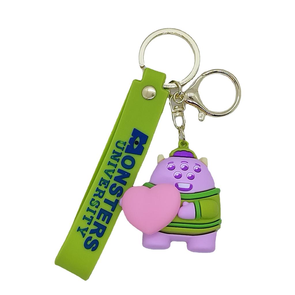 New Creative Cartoon Monster University Doll Keychain Bag Car Keychain Accessories Wholesale Kawaii Cute Personalized Gifts Y2k