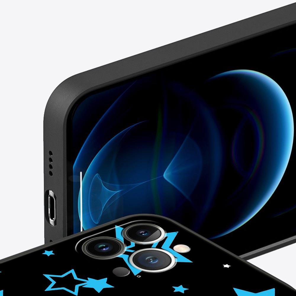 Style Stars Pattern Phone Case For iPhone 17 16E 15 16 14 13 12 11 Pro Max 7 8 Plus Soft TPU Back Cover