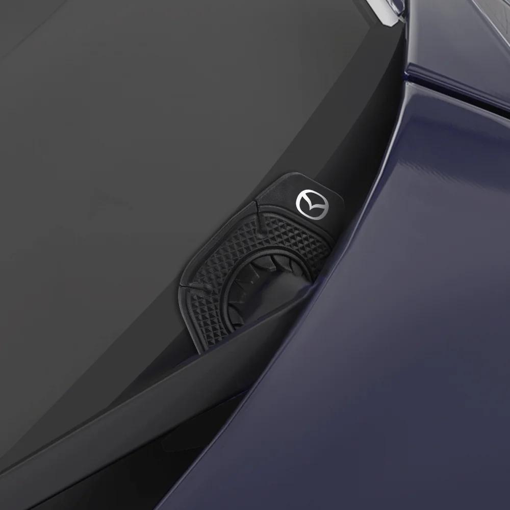 2025 Caldo 2pz Copertura Protettiva Fori Bracci Tergicristallo Auto Tappetino Protettivo Copertura in Silicone Antipolvere Per Mazda 2 3 5 Axela CX-5 CX-3 D