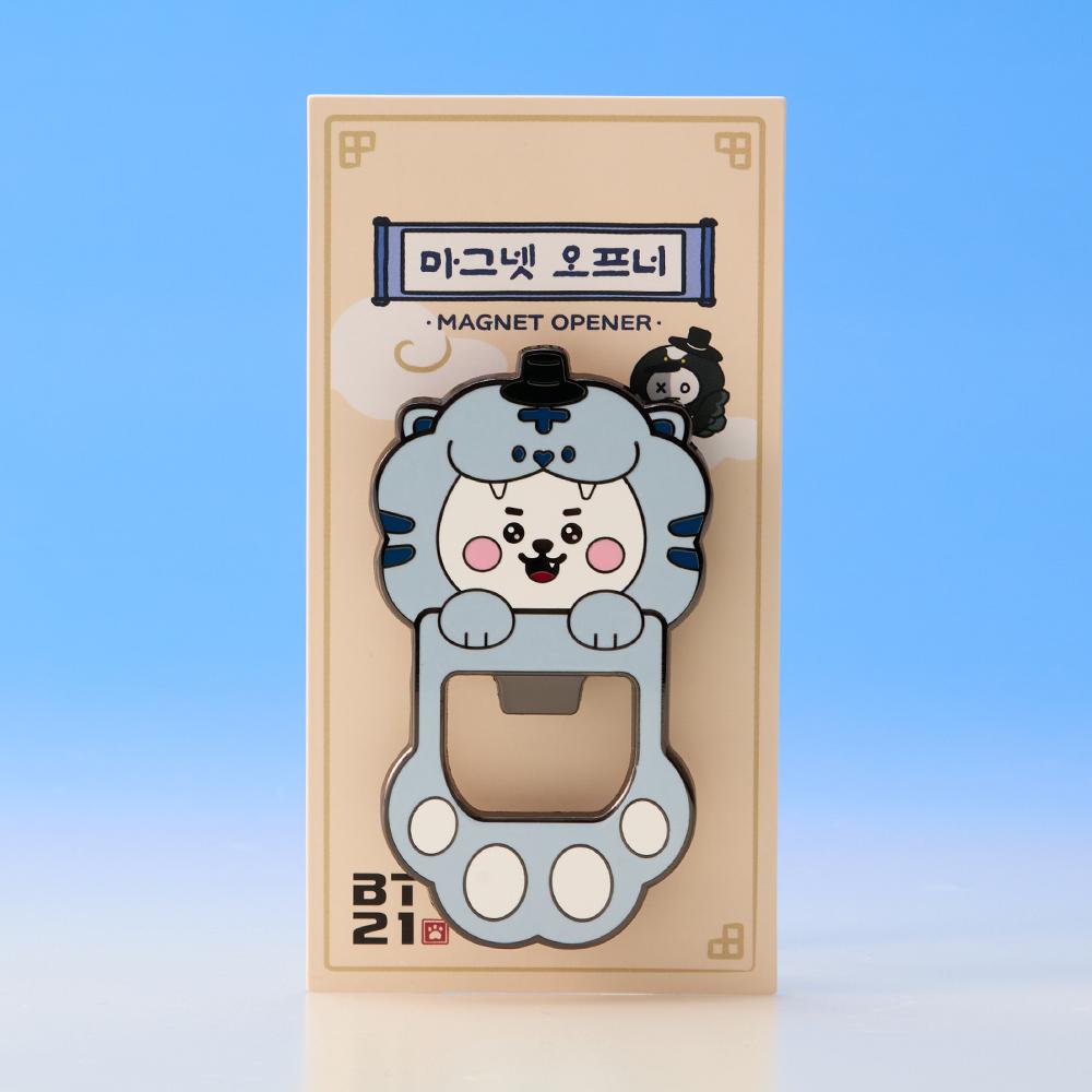 BT21 RJ K-Tiger Magnetic Bottle Opener