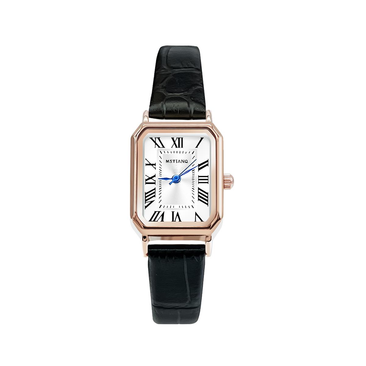 

Женские ретро квадратные часы - Простой, модный дизайн для студентов