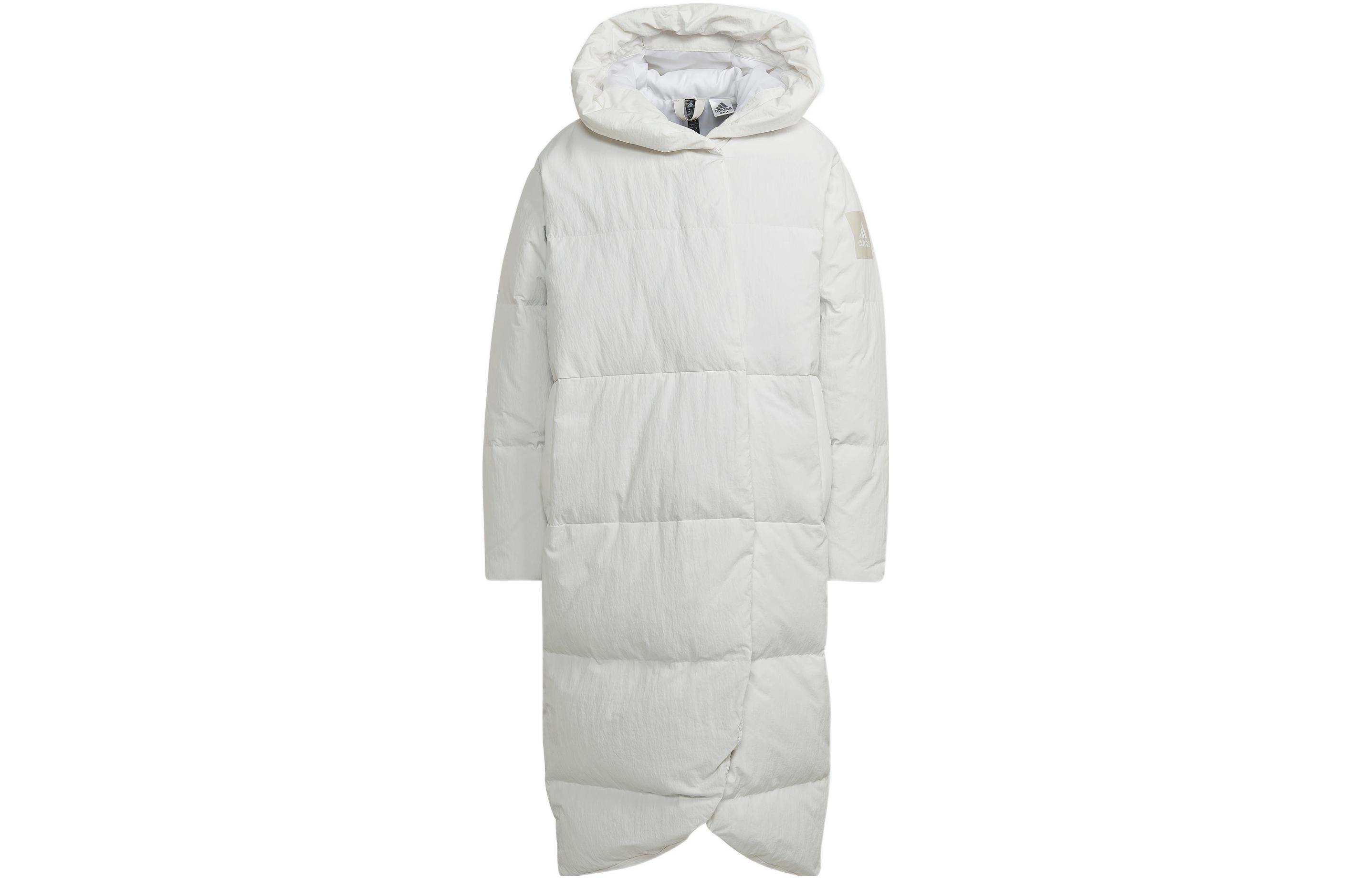 Adidas Down Jackets Women s White Hooded Thickened Other HN9939 XL