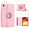 Applicable To Redmi Pad SE 11 Inch Flat Leather Case Pad2 Solid Color All-inclusive Rotating Lychee Pattern Bracket Anti-drop Shell