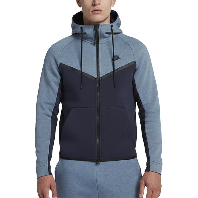 Nike Knitted Hooded Sports Zip Jacket Men jackets 885905-437 L