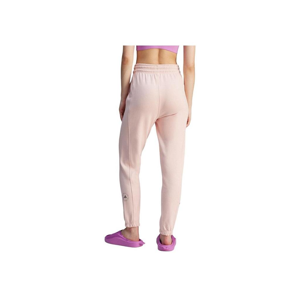 Adidas SS25 Fashion Comfortable Versatile Tapered Knit Sports Pants Women Bottoms Pink JD2708