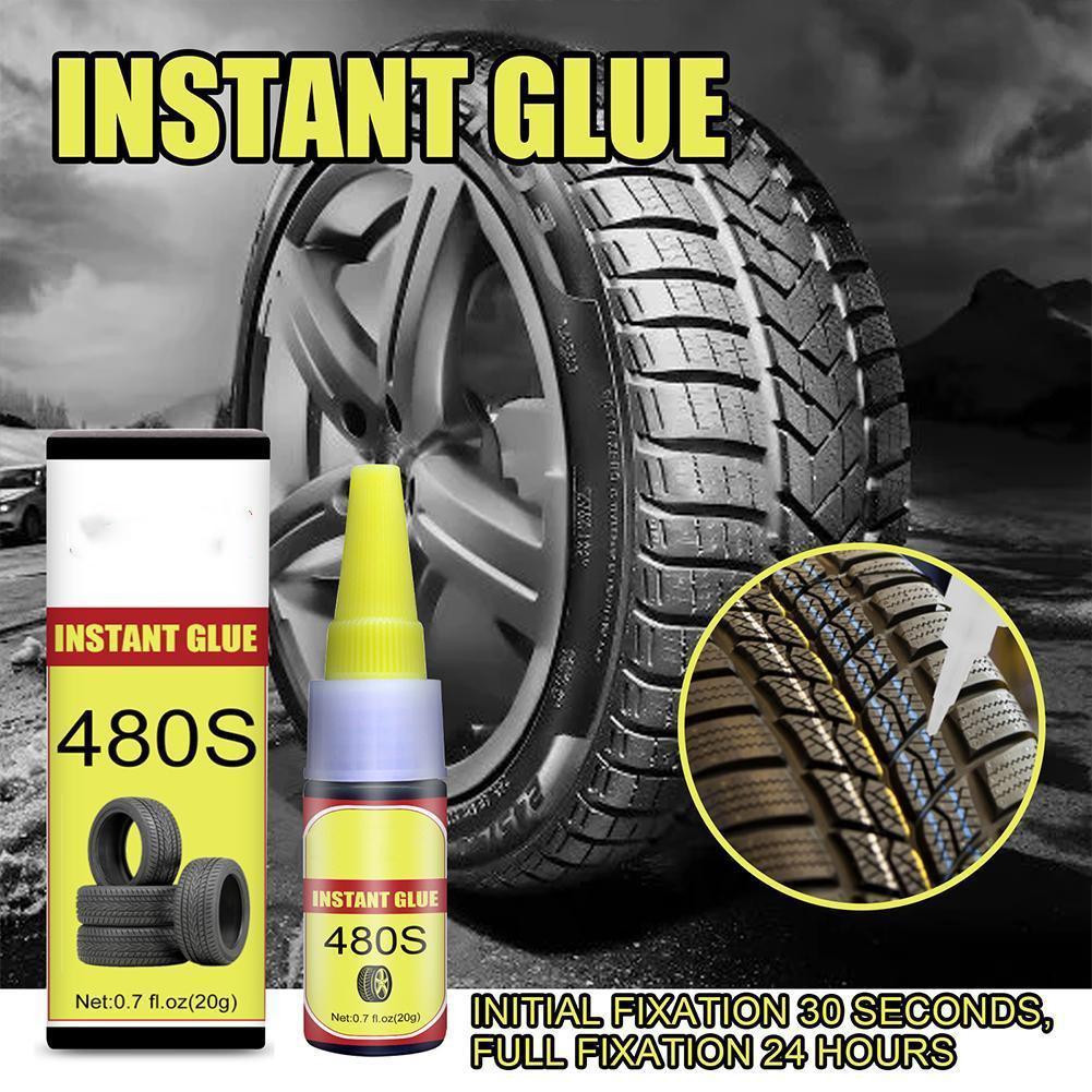 Tire Repair Glue, Tyre Puncture Sealant Glue Bike Car Tire Repair Patch,Tire Repair Glue Sealer Fast Curing Repair Tool