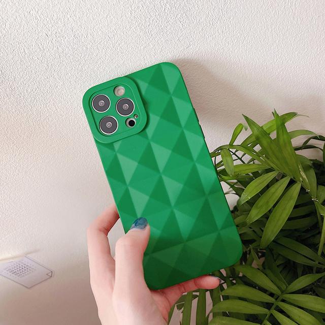 New Diamond Soft Silicone Phone Case For Iphone 13 12 11 Pro Max Plain Back Cover For Iphone 11 12 13 Fashion Chic Cases