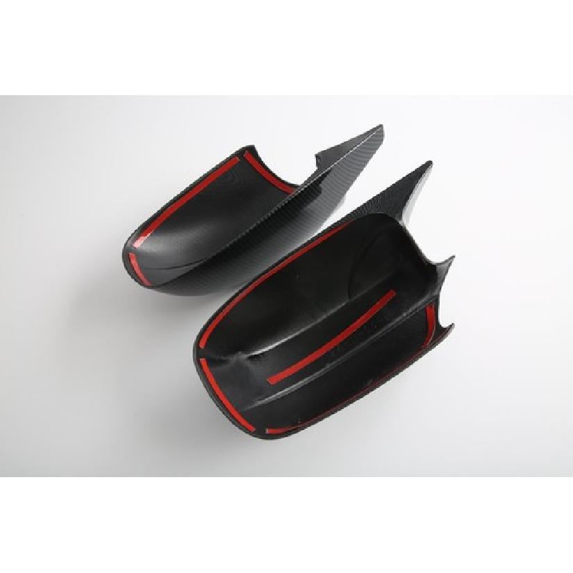 Side Door Mirror Lid Cover Trim Carbon Fiber Look For 2016- Dodge Charger