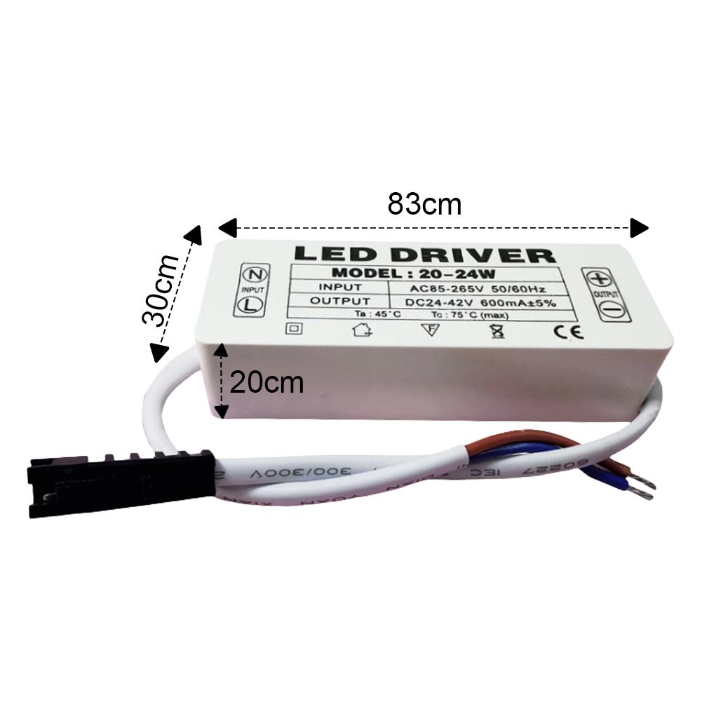1pc 20W/30W LED Driver Power Supply AC85-265V Adapter Transformer Switch For Downlights Ceiling Lights Panel Lights All Lamps