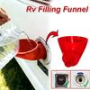 Plastic Freshwater Filling Funnel Manual Water Filling Tool For Campers Secure And Fast Liquid Transfer