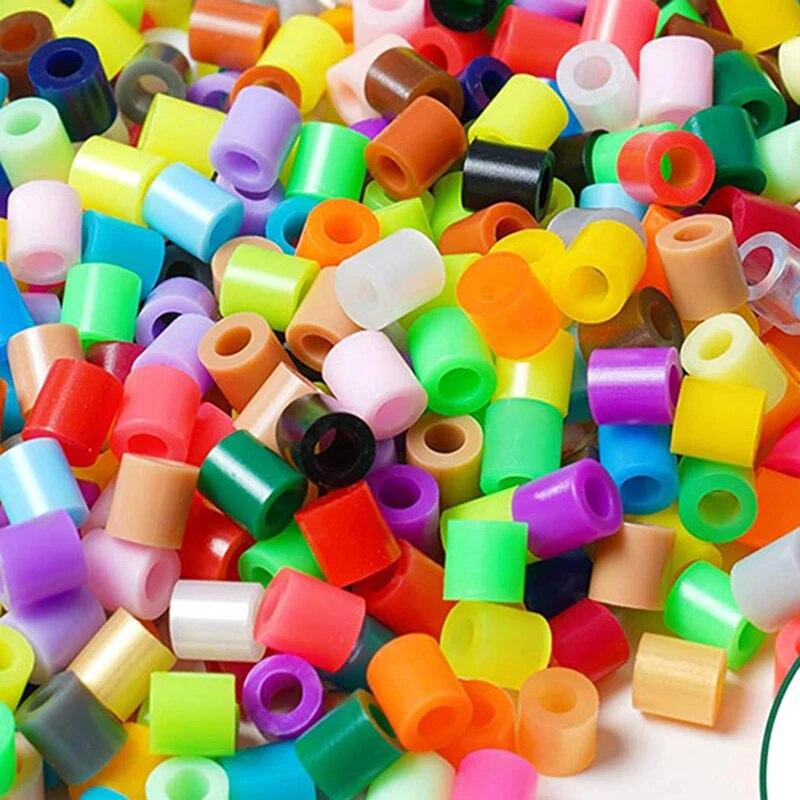 500pcs/Pack 5mm Fuse Beads Pixel Puzzle Iron Beads for Kids Melting Beads DIY High Quality Handmade Gift Educational Toy