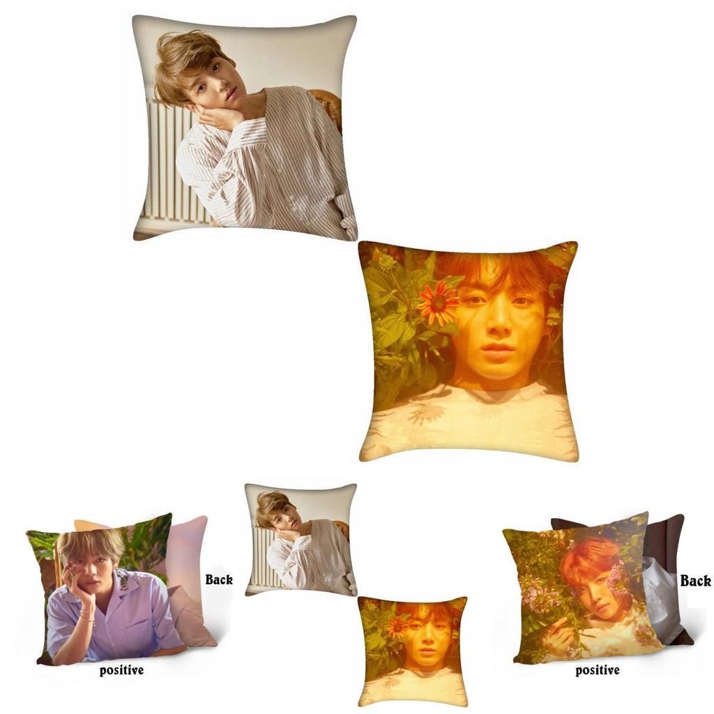 Bts Pillow Kpop Case Bangtan Boys Doublesided Love Yourself Pillow Cover