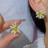 2023 Elegant Daisy Zircon Earrings - High-End Fashion for Women