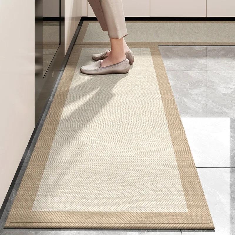 Kitchen Floor Mat Loop Velvet Non-slip Wear-resistant Carpet Long Strip Home Decoration Rug Alfombra Antideslizante Para Cocina