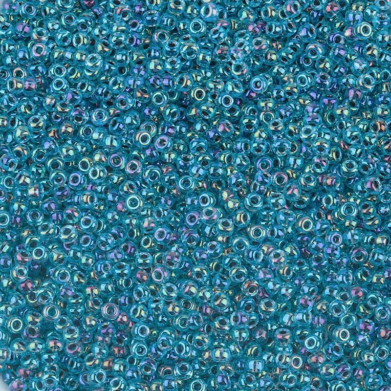 2mm Transparent Iridescent AB Glass Seed Beads for DIY Bracelets