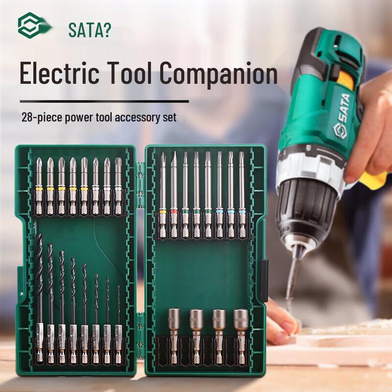 SATA 09336 28-Piece Power Tool Accessory Set