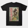 Men Black Print T-shirt Predator Vintage Poster No-Cut Transfer Paper Print Cotton Tshirt