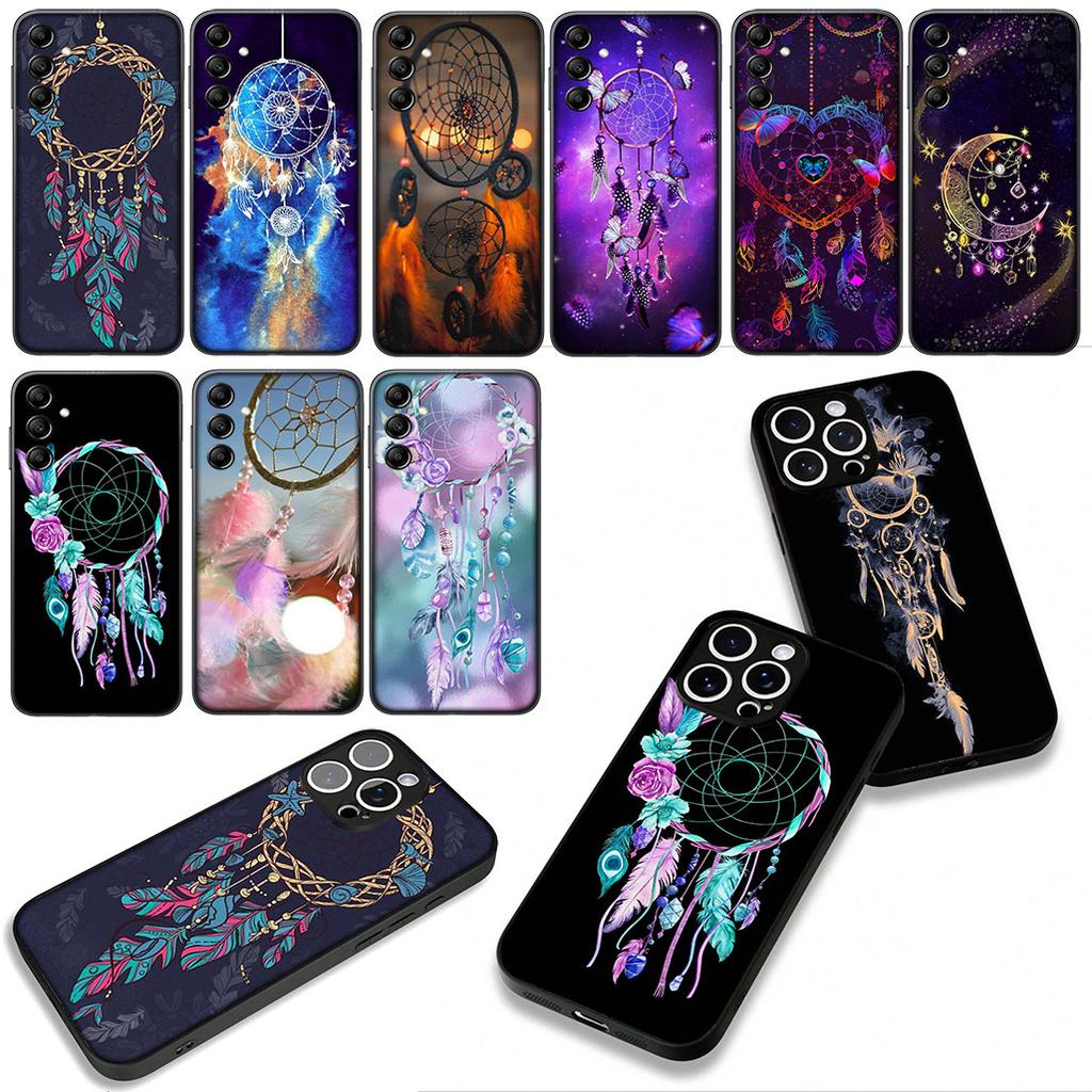 for Samsung Galaxy A25 A37 A57 A12 A14 A50 A51 A70 A71 A72 A04 M15 Note 20 9 8 10 Case Watercolor Dreamcatcher Dream Catcher
