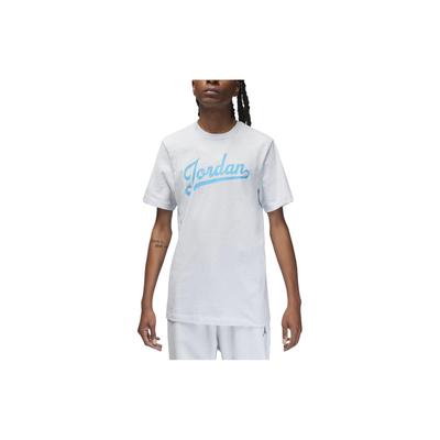 Jordan Letter Print Crew Neck Short Sleeve T-Shirt Men Tops White FN5959-043