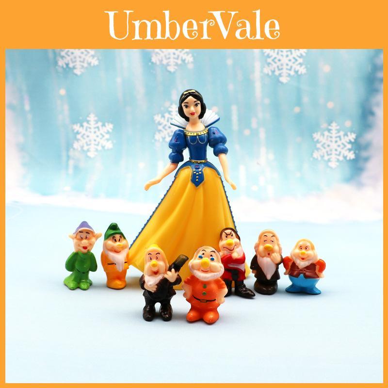 Enchanting Snow White And The Seven Dwarfs Figures 8pcs Set For Kids And Fans
