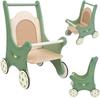 Classic World Wooden Vintage Doll Stroller