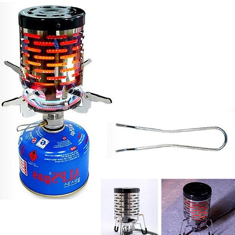 Portable Stainless Steel Mini Heater Cover for Outdoor Camping and Tent