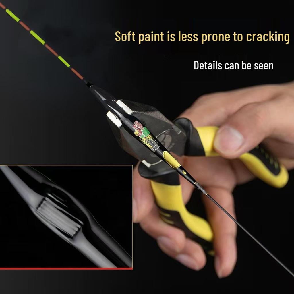 High Sensitivity Crucian Carp Fishing Float with Enhanced Visibility for Light Bites - Thickened Tail and Thin Tip for Precision.