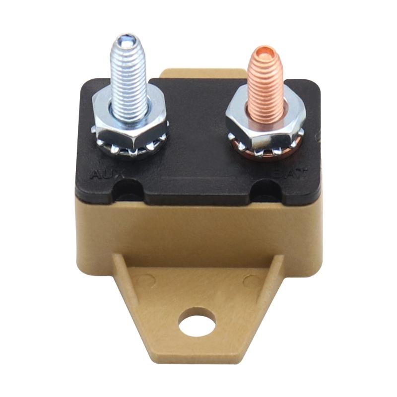 Auto Reset Breakers Overcurrent Protector 5A 12/24V Applications Plastic Winged Mounting Base With #10-32 Bolt Mounting