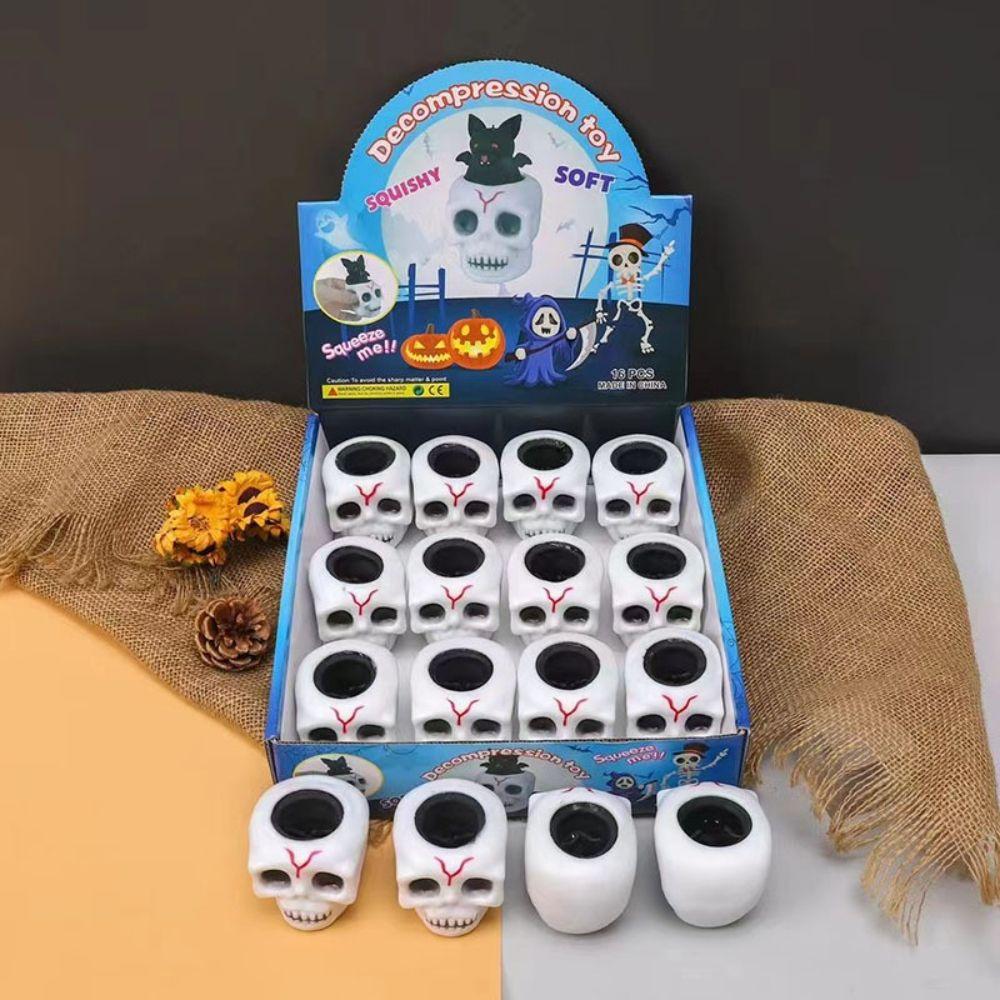 Funny Halloween Pumpkin Anxiety Relief Kids Toys Fidget Toy Funny Gift Squeeze Toy