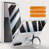 Magsafe Magnetic Metal Holder With Tempered Glass Film Full Protection Case For Samsung Galaxy Z Fold7 Spring Hinge Folded Cover