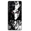 Case For Samsung Galaxy S26 Ultra Sangoku Naruto Luffy One Piece Dragon Ball Z Black and White Background Maniacase