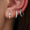 New Arrivals Leaderboard Women's Fashion Loop Single Ear Set Earrings European and American Style Fashionable Women's Copper Stud Earrings
