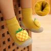 Autumn and Winter Terry Thickened Toddler Shoes Socks Children's Baby High Warm Boys and Girls Three-dimensional Fruit Pattern