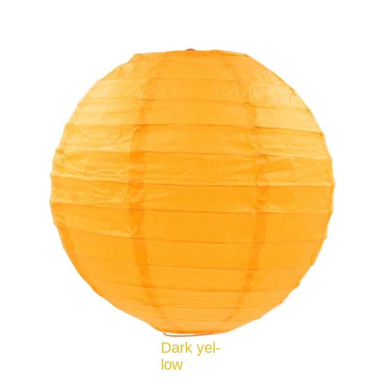 4/6/8/10/12/14/16inch Chinese Paper Ball Lampion Hanging White Wedding Decoration Paper Lanterns Lampshade Birthday Party Decor