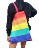 Cotton Rainbow Pride Lgbt Shopping Bag Large Xxl